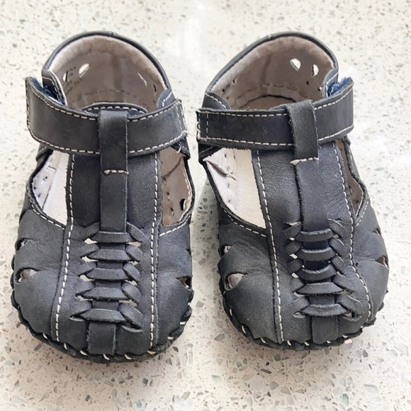 Pediped Baby Navy Sandals - Picture 1 of 8